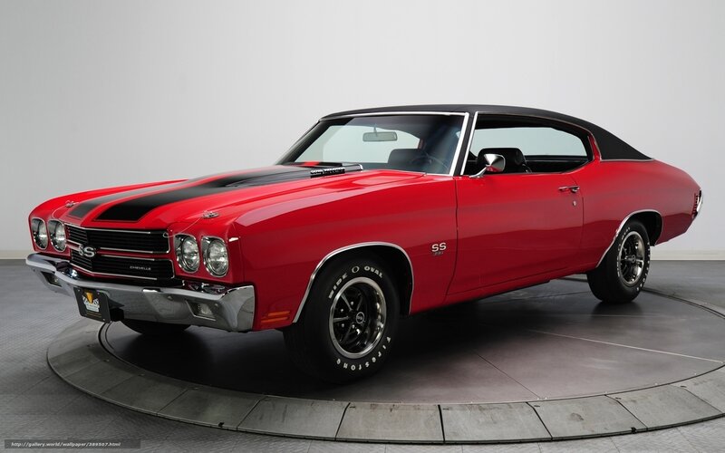 Red 1970 Chevelle SS