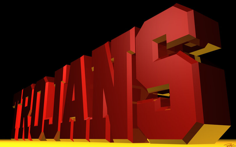 Red 3D Text — Dramatic