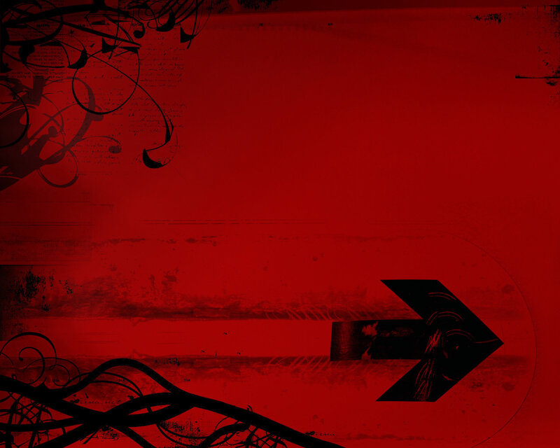 red abstract arrow design