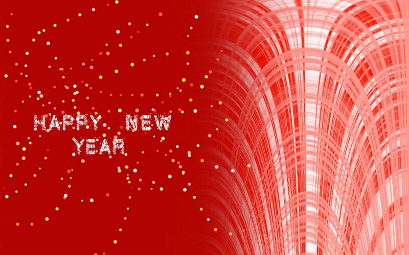 Red Abstract Background — Festive, Digital Art