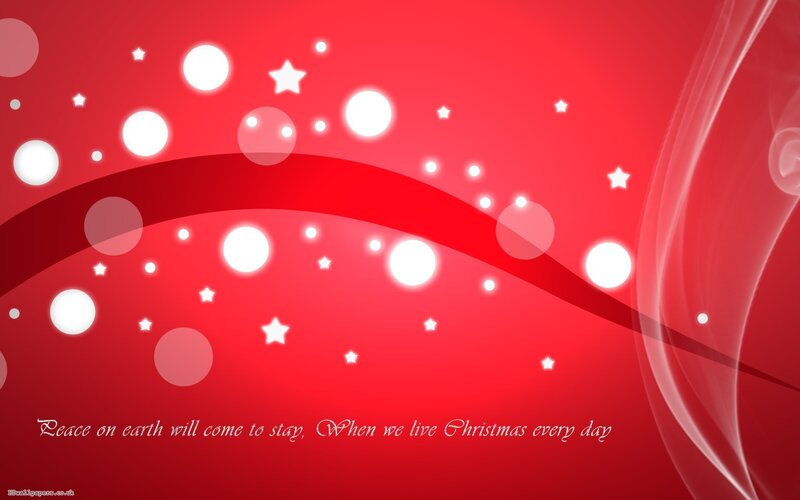 Red Abstract Background — Festive