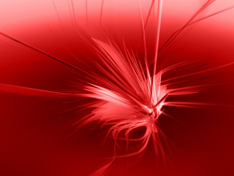 Red Abstract Burst