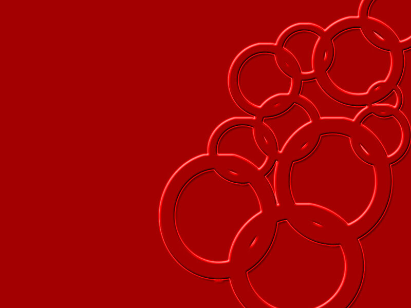 Red abstract circle pattern