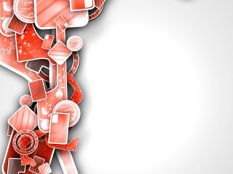 red abstract design background
