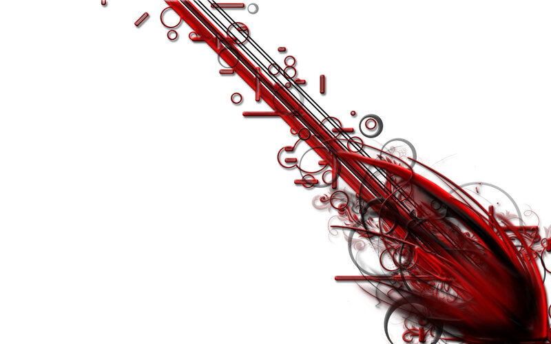 red abstract design