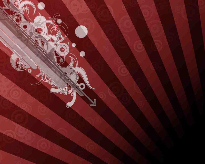 red abstract design with swirls
