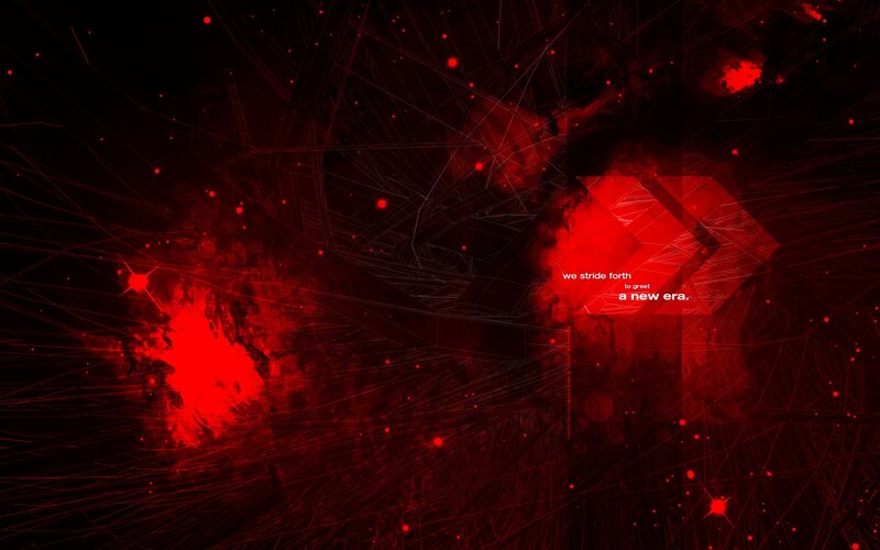 red abstract digital art