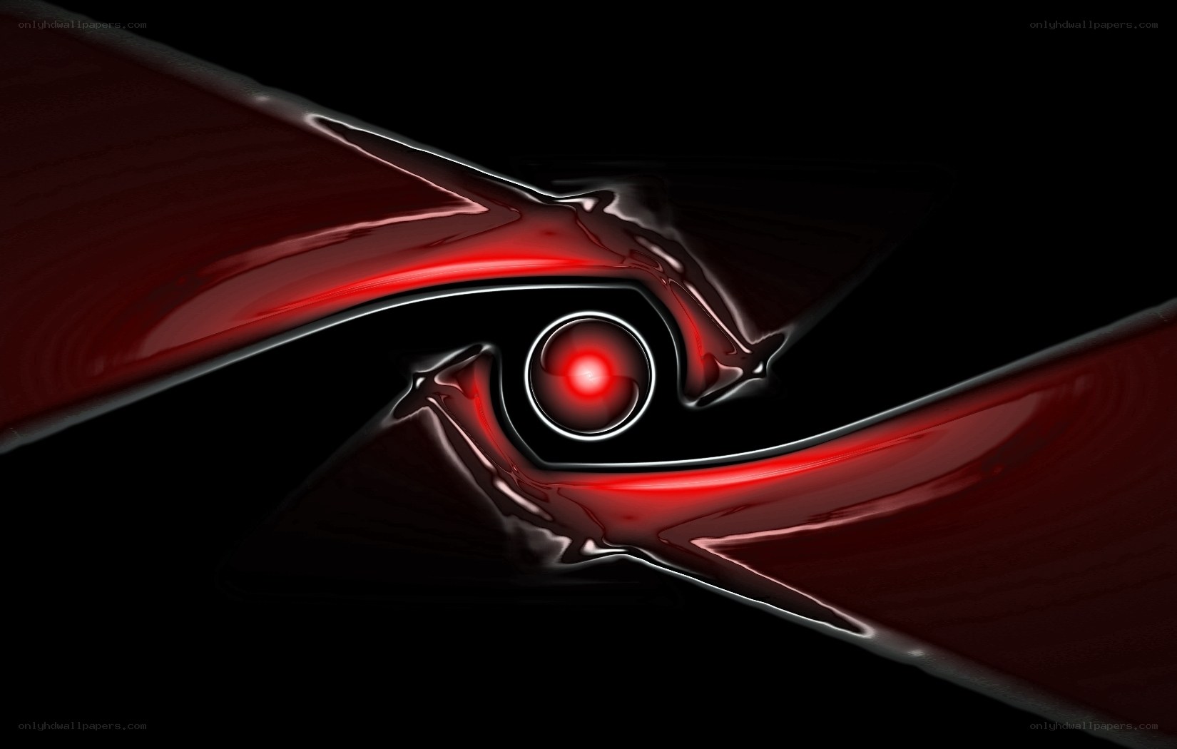 Red abstract digital art