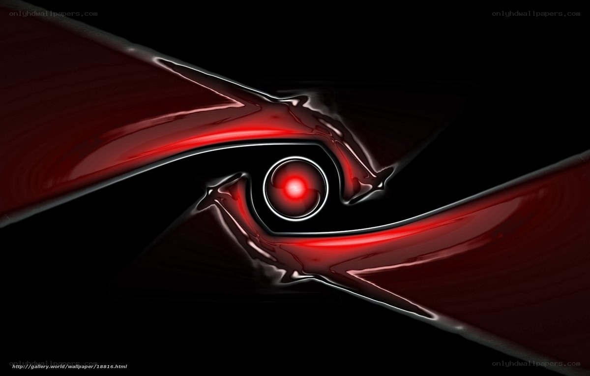 Red abstract digital art