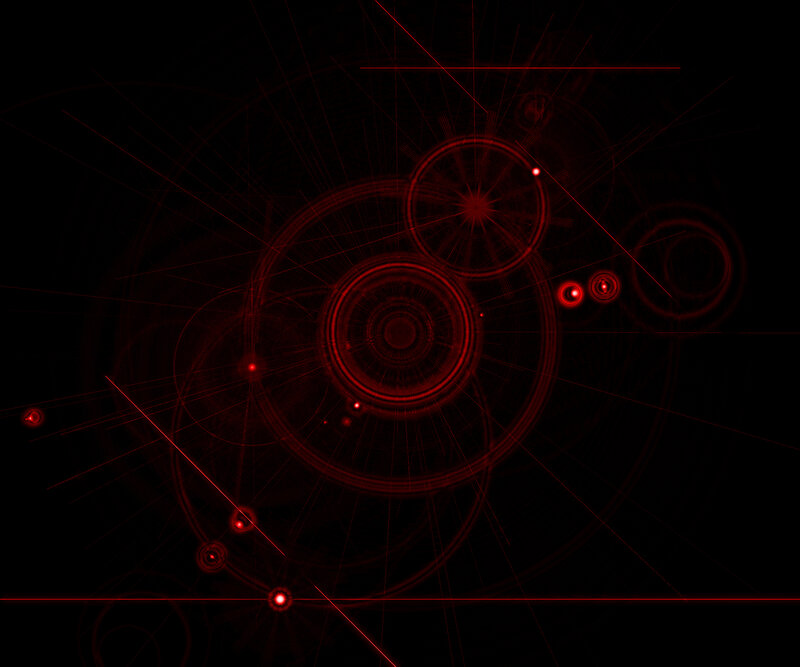 Red abstract digital pattern