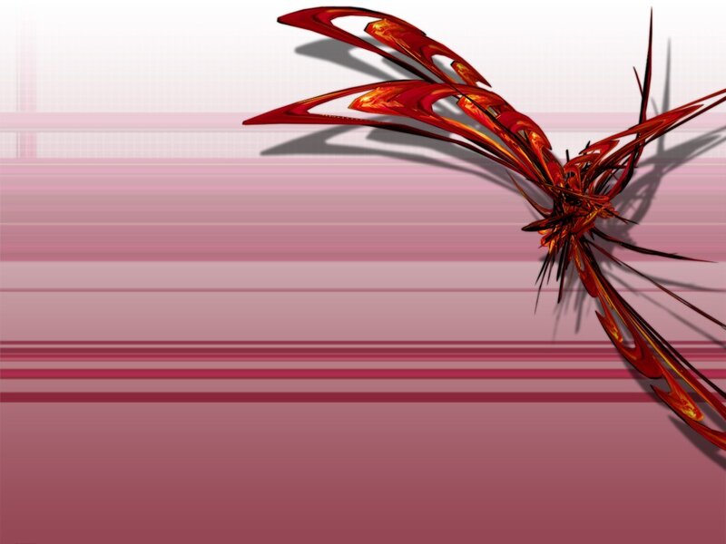 Red Abstract Dragon