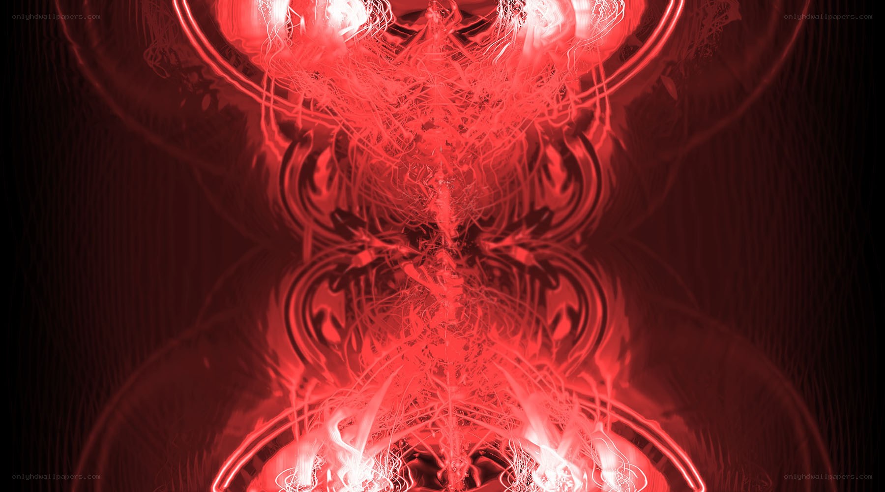 Red abstract energy pattern