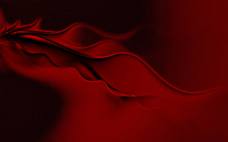 Red abstract flowing fabric
