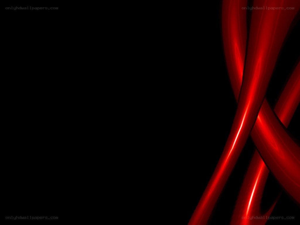 Red abstract flowing lines