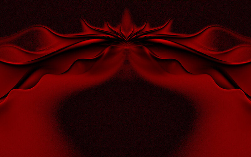 red abstract fractal design