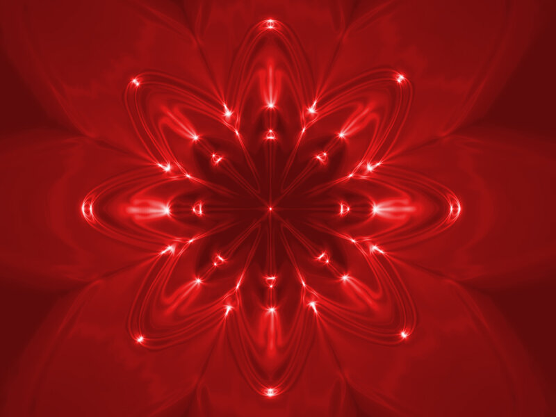 Red abstract fractal pattern