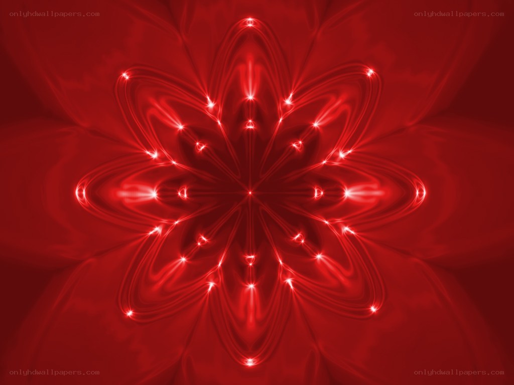 Red abstract fractal pattern