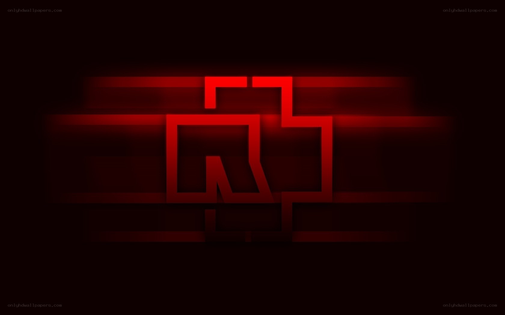 red abstract geometric design