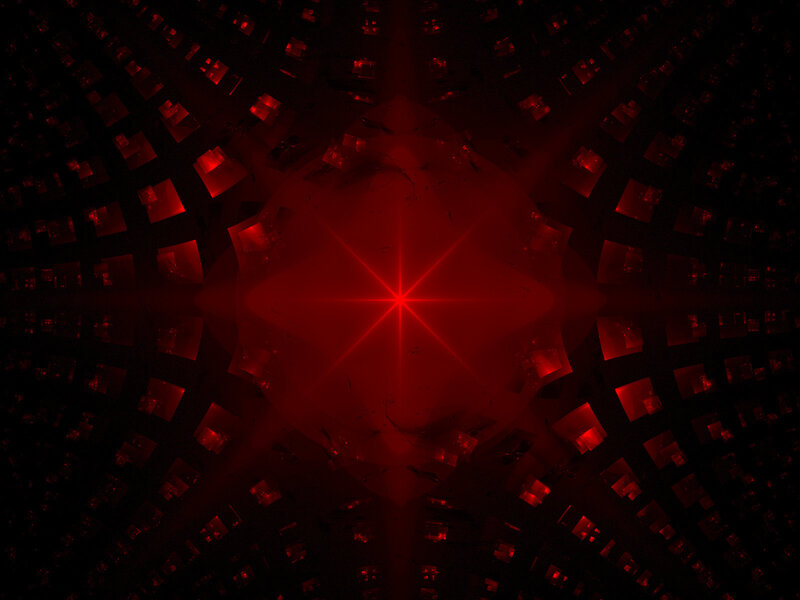 Red abstract geometric pattern