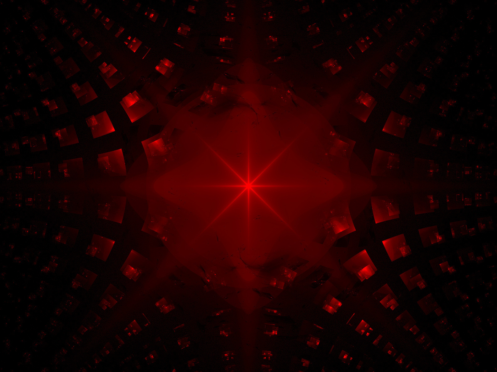 Red abstract geometric pattern