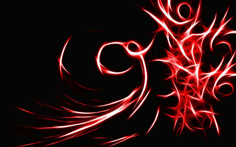 Red abstract light design