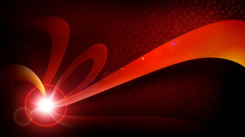 Red Abstract Light Design — Dynamic