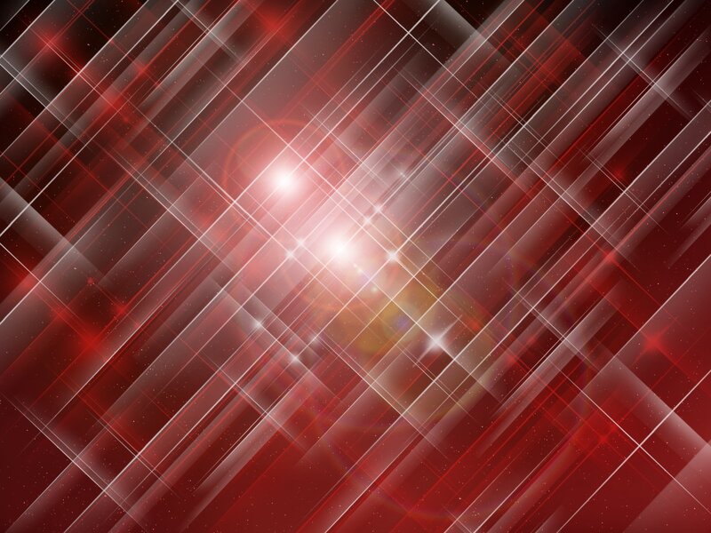 Red abstract light grid