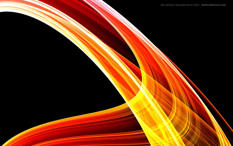 Red abstract light streaks