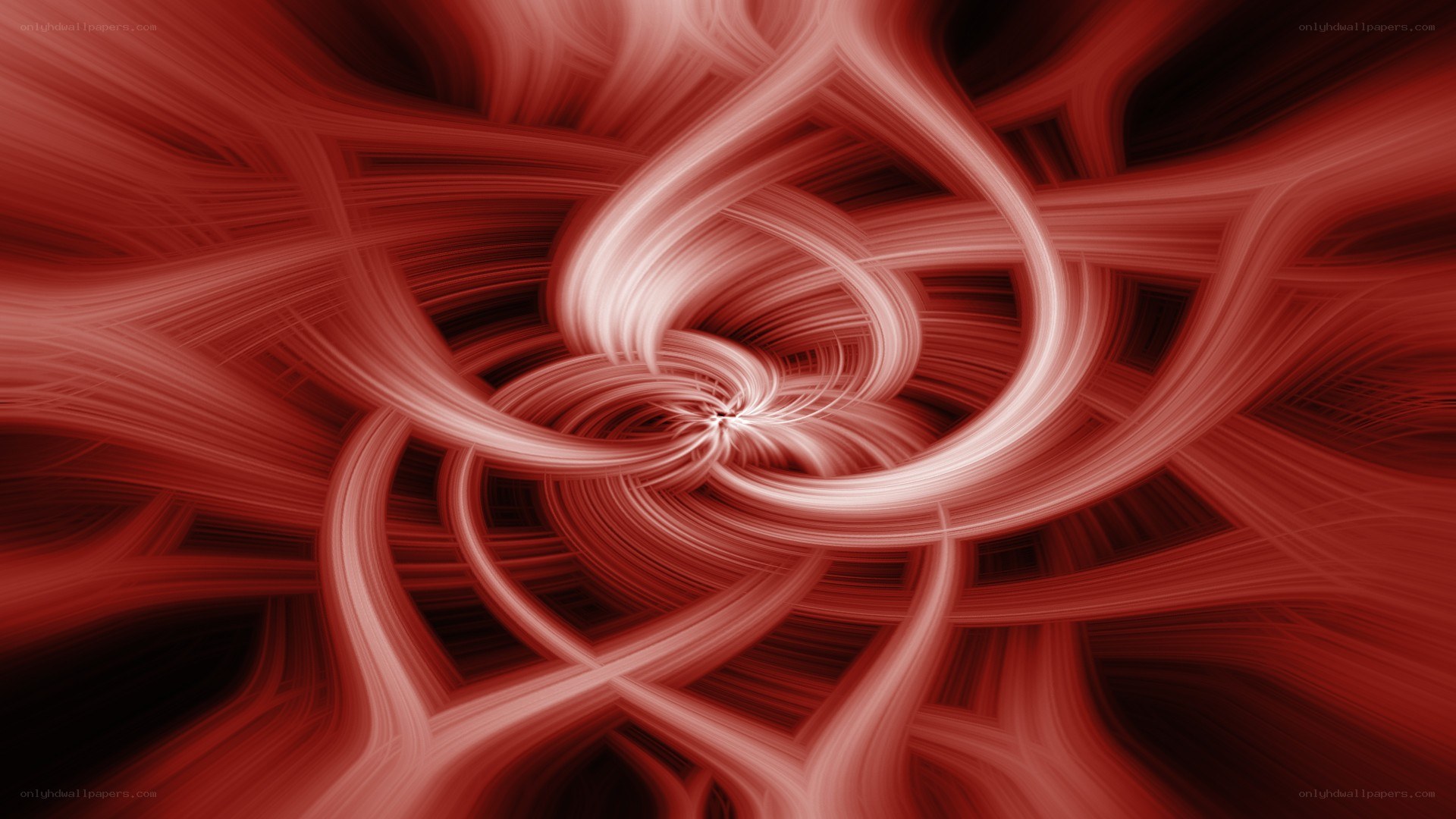Red abstract light swirl