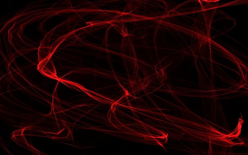 Red abstract light trails