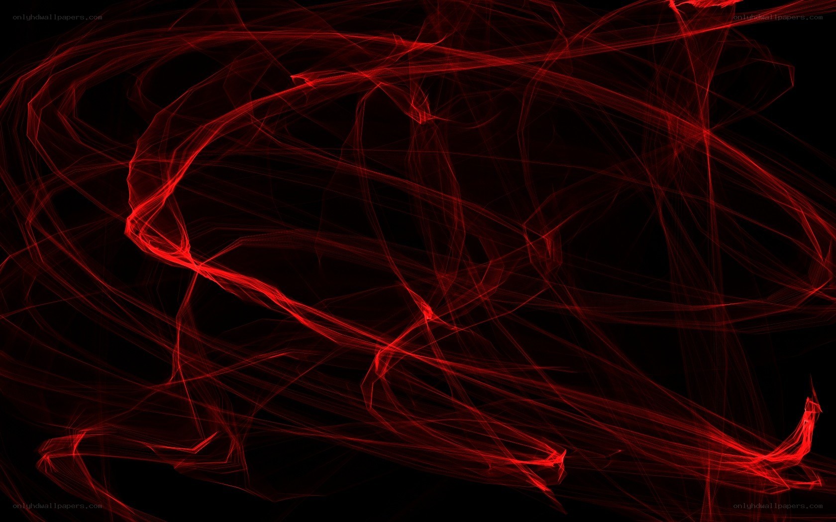 Red abstract light trails