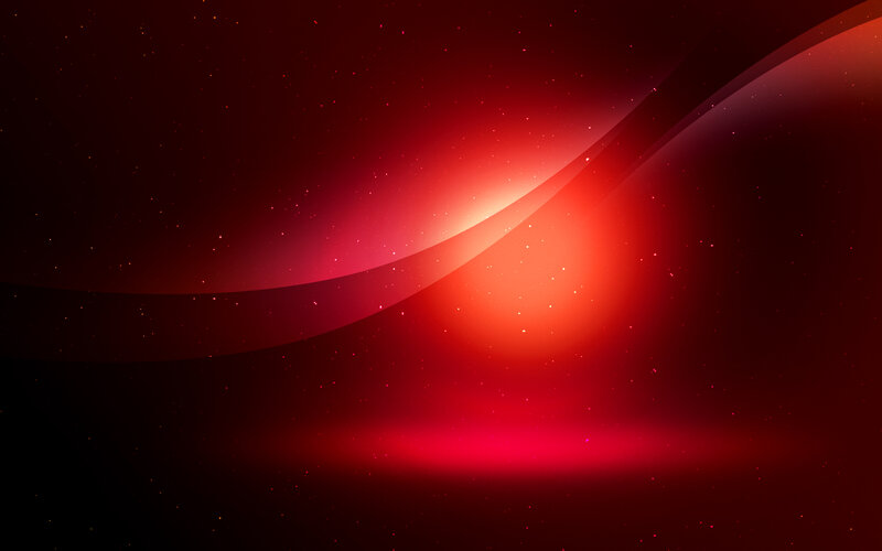Red Abstract Light Waves — Dramatic
