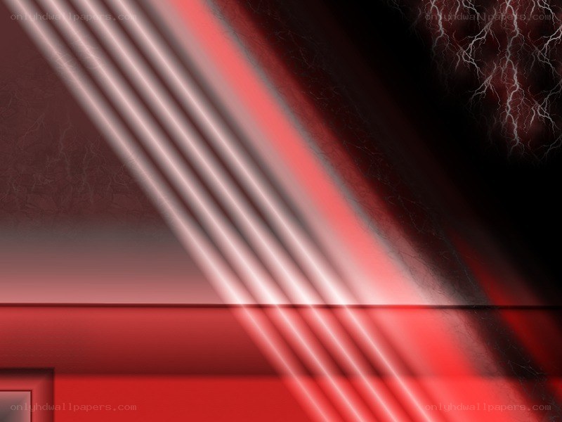 Red abstract lightning design
