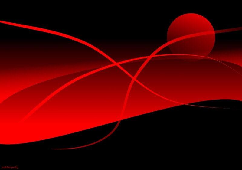 Red Abstract Lines — Dramatic