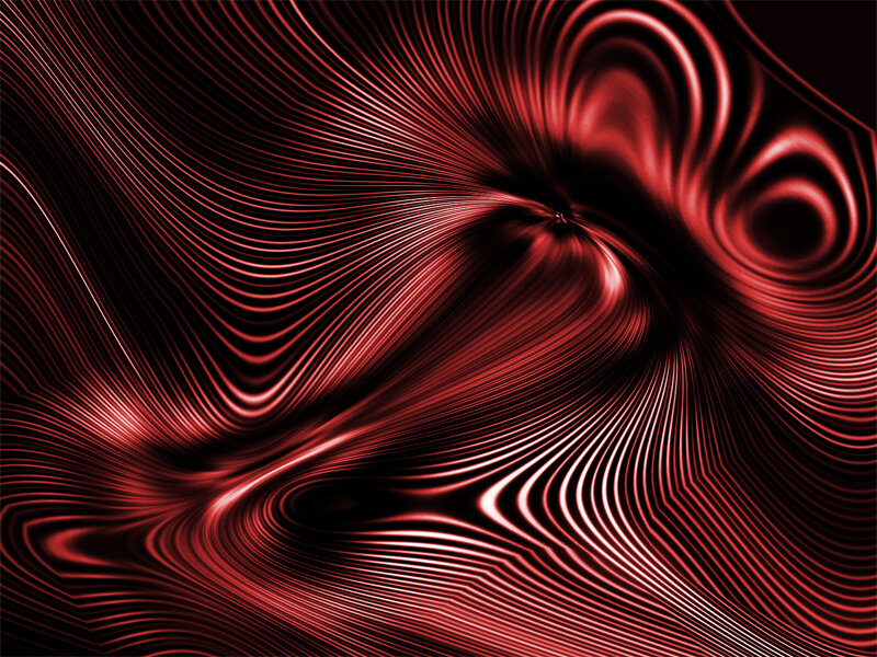 Red Abstract Lines