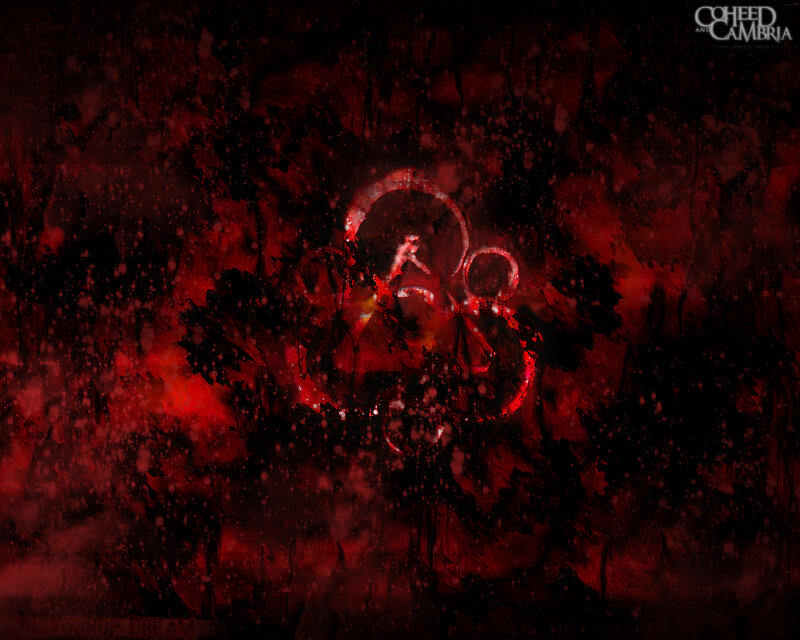 red abstract logo design