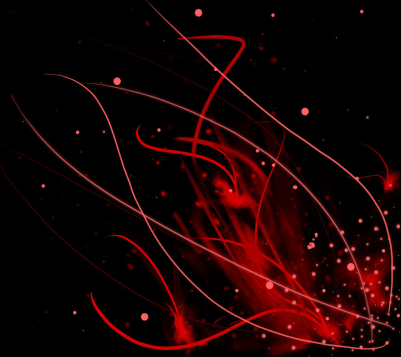 Red abstract motion lines
