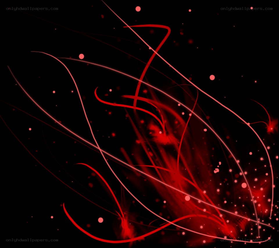 Red abstract motion lines