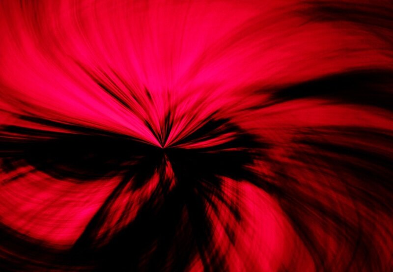 Red abstract motion pattern