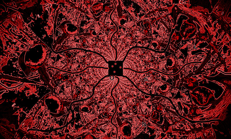 Red Abstract Network