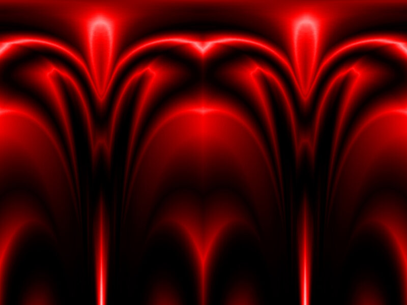 Red Abstract Pattern — Dramatic, Black