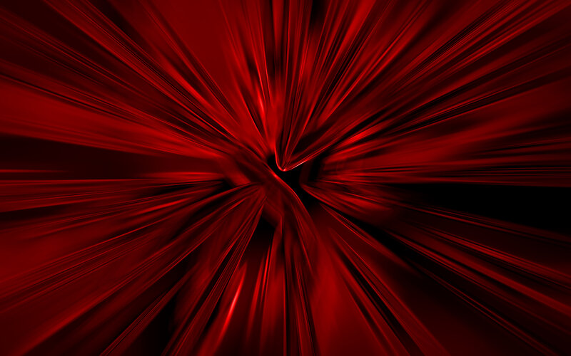 Red Abstract Pattern — Dramatic