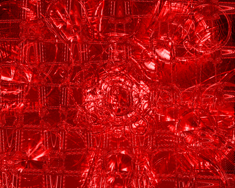 Red Abstract Pattern — Intense, Grid