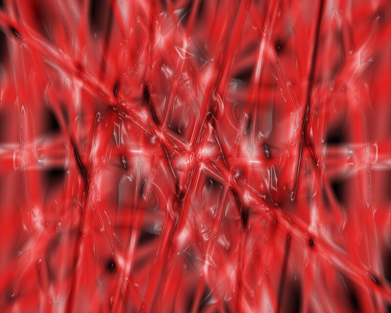 Red Abstract Pattern — Intense