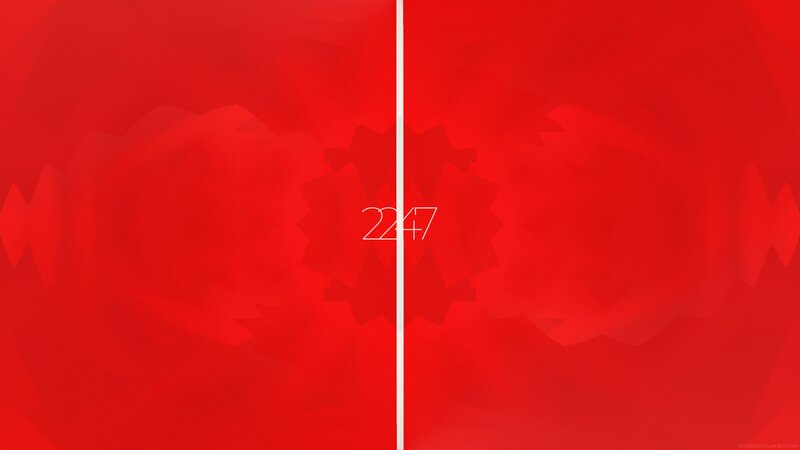 Red Abstract Pattern — Minimalist