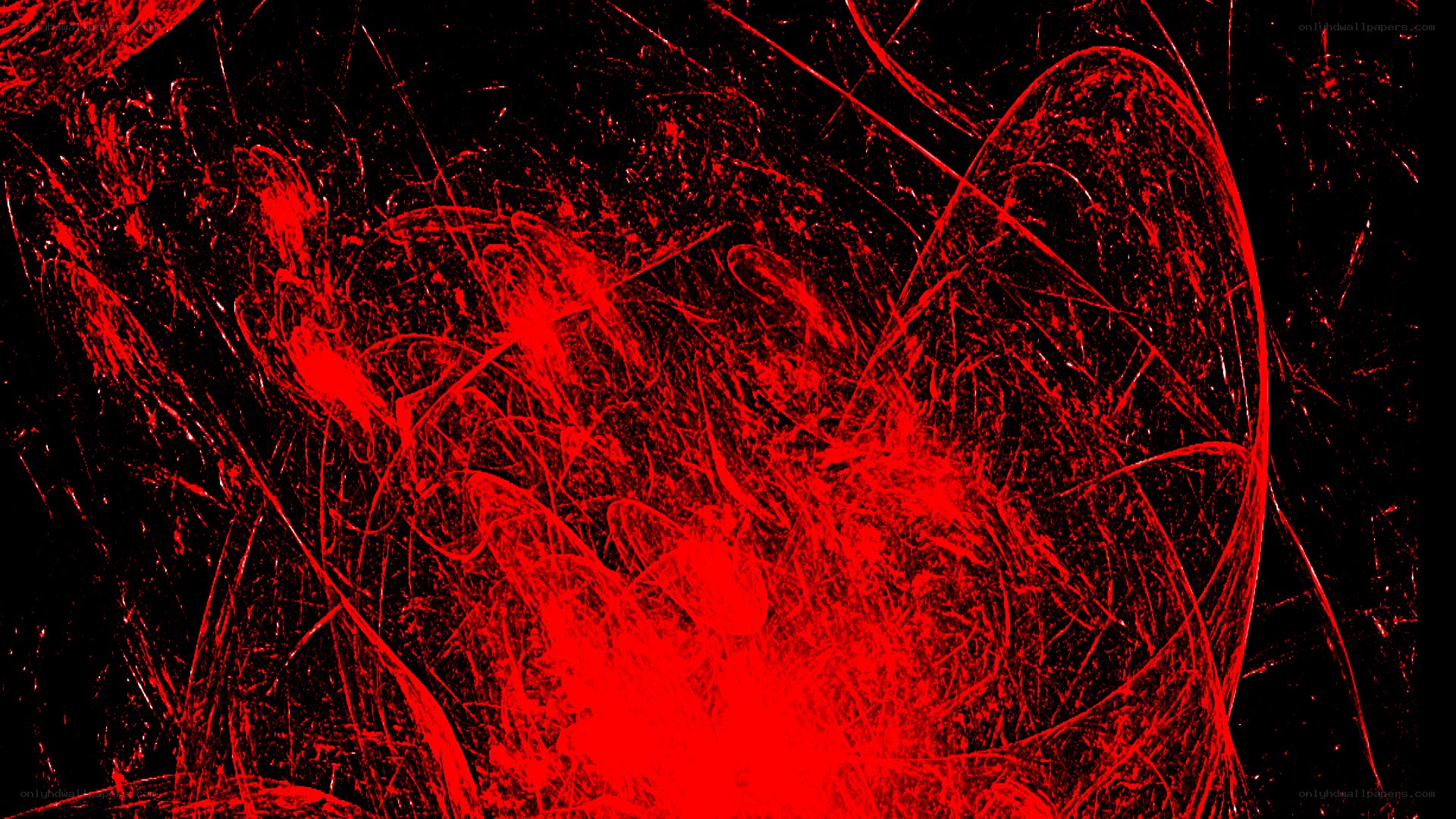 Red abstract scratch pattern