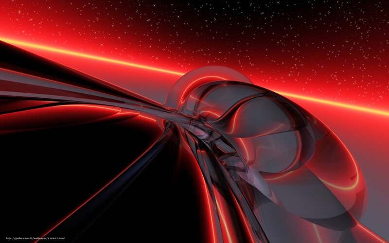 Red abstract space design