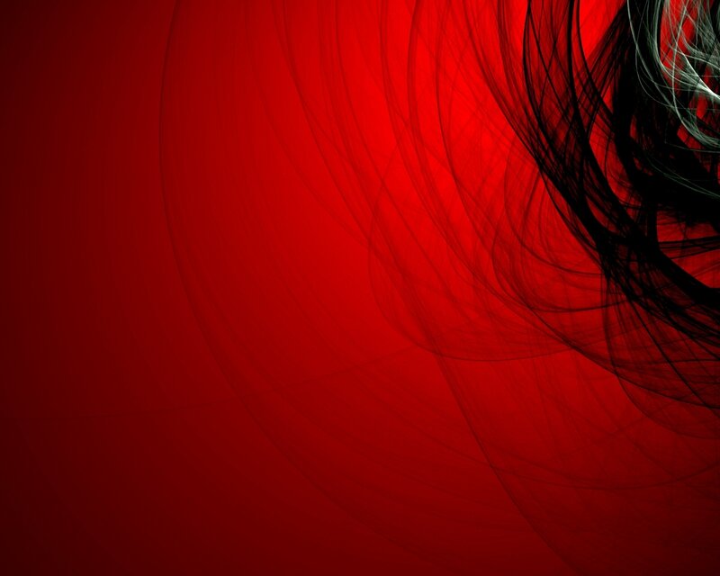 Red abstract swirl design