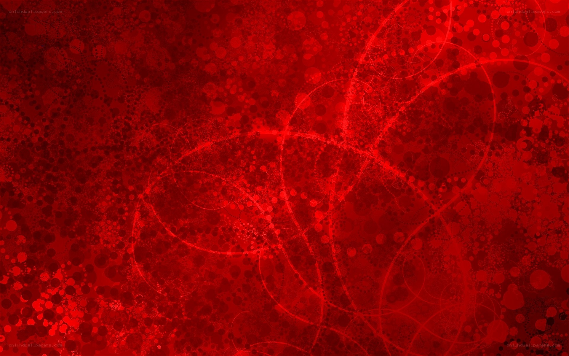 Red abstract swirl pattern