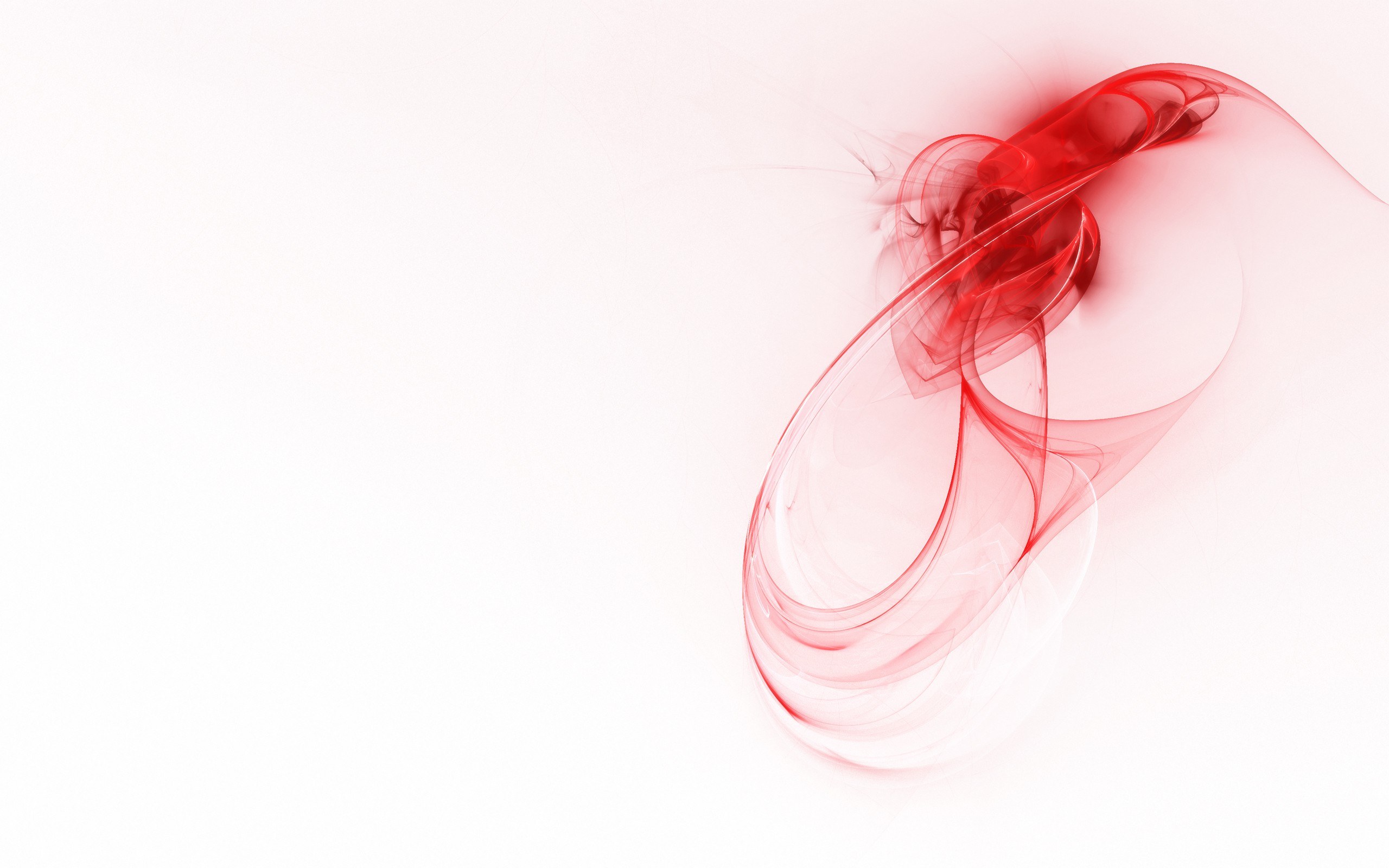 red abstract swirl